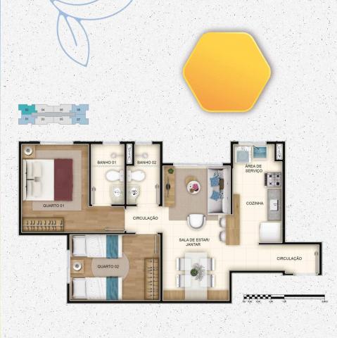 Apartamento à venda com 2 dormitórios em Salgado filho, Belo horizonte cod:2109 - Foto 10