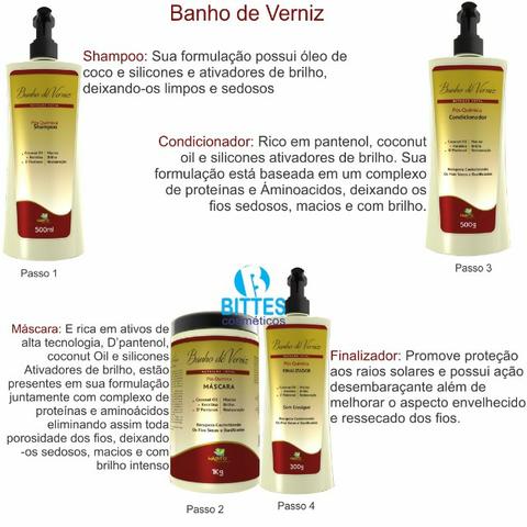 Hidratação e Regeneração Capilar Verniz - Foto 2