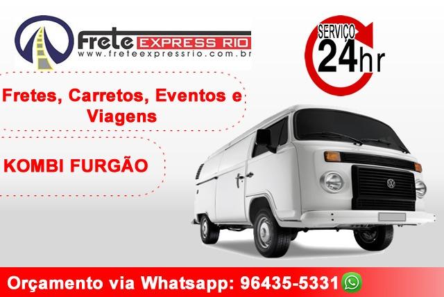 Fretes, Carretos, Rotas de Entrega, Transporte para eventos / Kombi Furgão / 24h