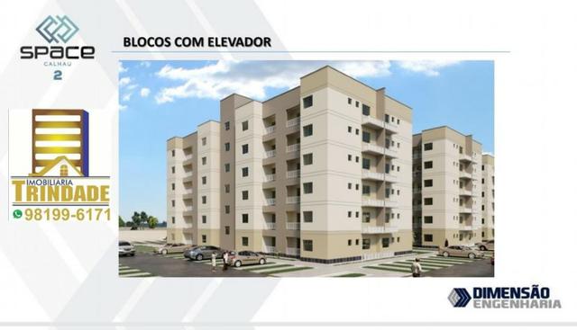 T- Space Calhau 2_Apartamento No Altos do Calha 3 Quartos_torre Com Elevador