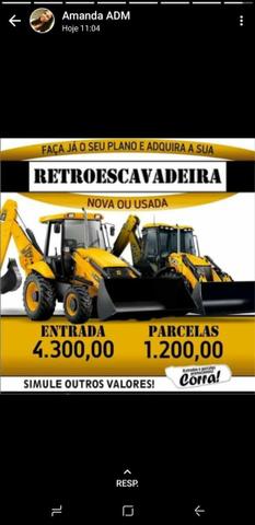 Retroescavadeira nova ou usada