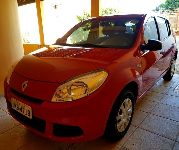 Sandero 1.0 como novo aceito propostas - Foto 2