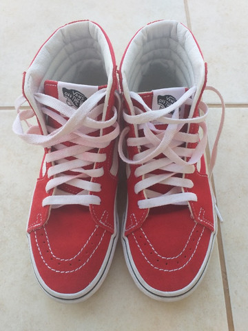 tenis vans vermelho original