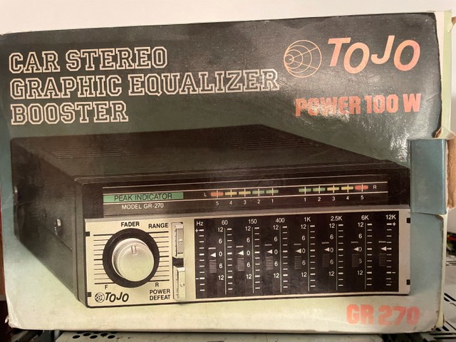 Equalizador tojo gr-270 novo na embalagem garantia instalado 
