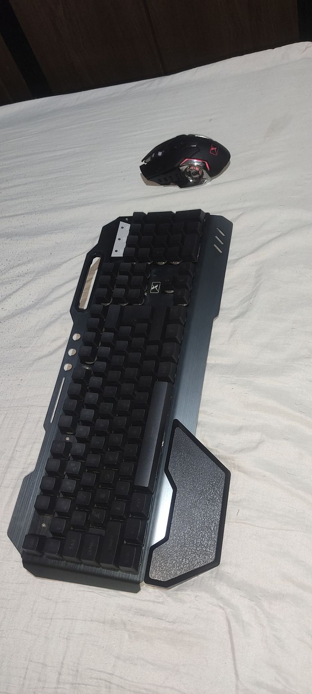 teclado e mouse gamer sem fio - Foto 3