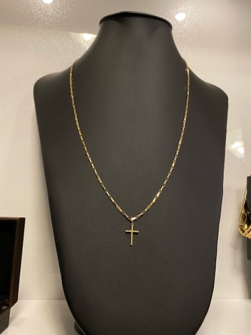 Conjunto em ouro 18k 5,6 gramas - Foto 2