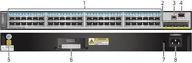 Switch Huawei S5700-52X-LI-AC 48 Protas Gigabit Ethernet e 4 Portas 10Portas GE SfP+