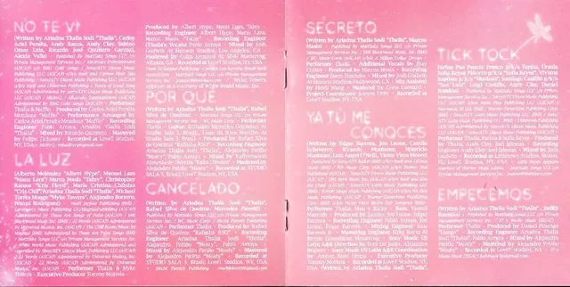 CD: Thalia - desAMORfosis c/ Maffio; Myke Towers; Mau y Ricky; Farina & Sofía Reyes) - Foto 3