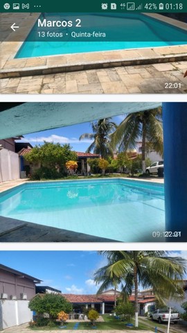Casa piscina praia wi fi ar sinuca veraneio diária tempora