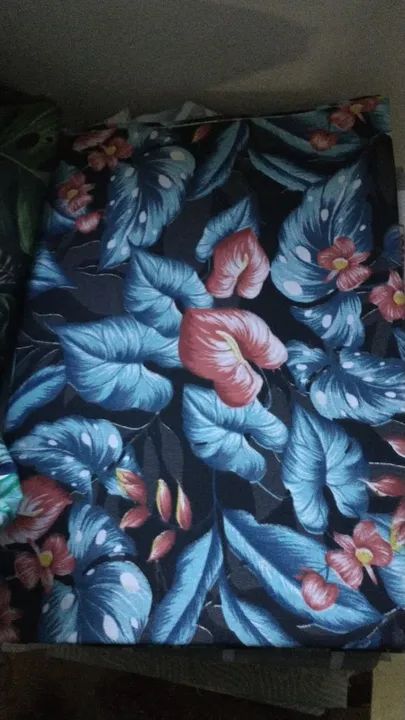 Tecidos diversos para confecção de tapete e patchwork por R$20,00 o kg - Foto 3