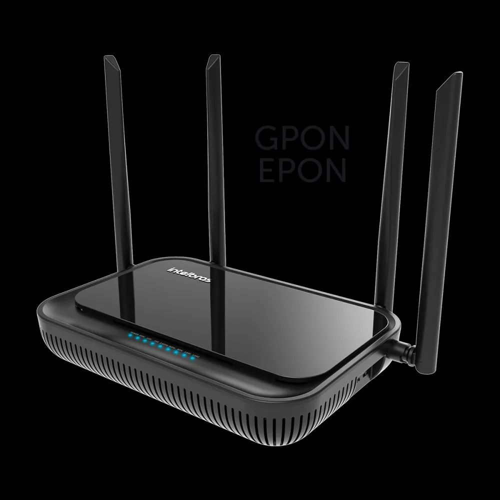 ONT com 2 portas Gigabit ethernet e 1 porta FXS e wi-fi 