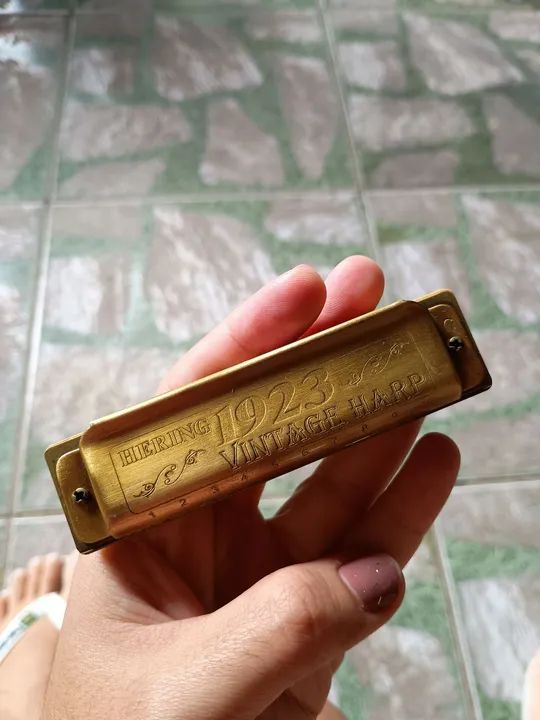 Gaita Harmônica Hering Vintage Harp 1923 - Foto 5