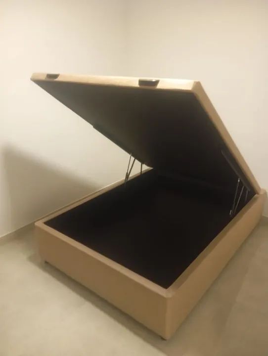 Cama Box baú probel blindado 138x188 colchão Ortobom  - Foto 3