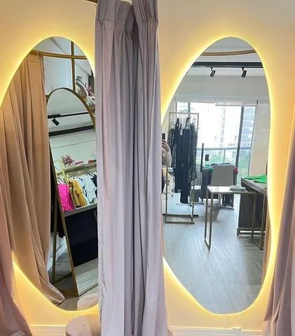 Espelho Orgânico Led, Modelado, Mosaico, Pronta entrega e sob Medida - Foto 2