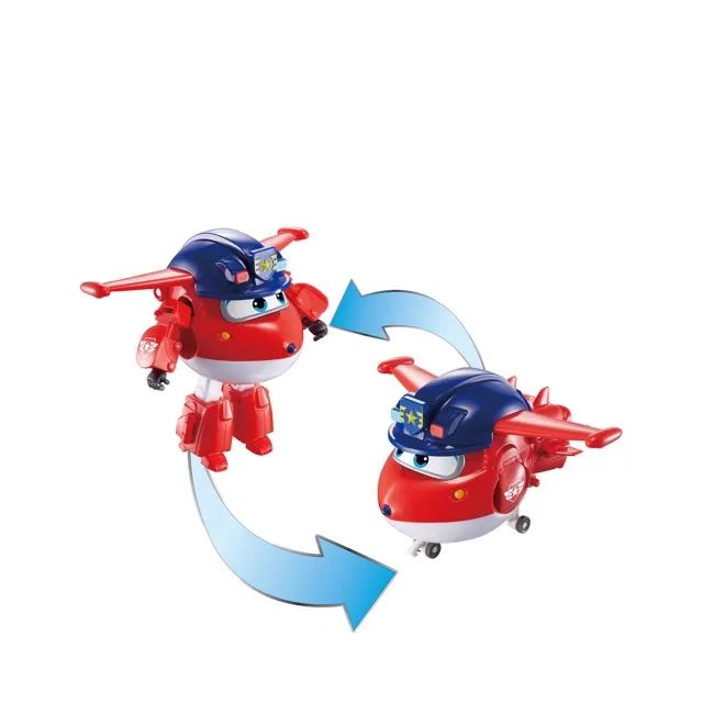 brinquedo Super Wings Police Patrol - Transforming Police Jett -OU- Transforming Kim - Foto 2