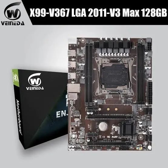 Kit xeon x99 placa mãe processador e memória 