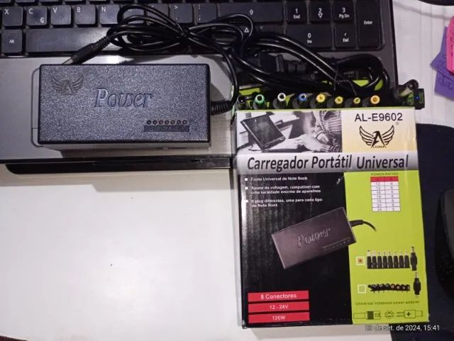Fonte Carregador para Notebook, Universal Samsung Acer Lenovo Dell - Foto 2