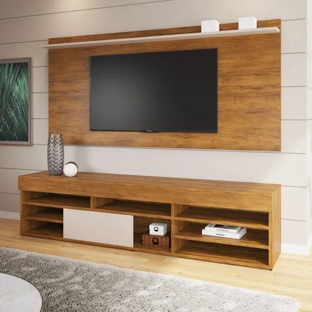 Painel até 58? Ravena/Lily + Rack Bela tt668m