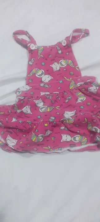 Jardineira Infantil Gatinho - 