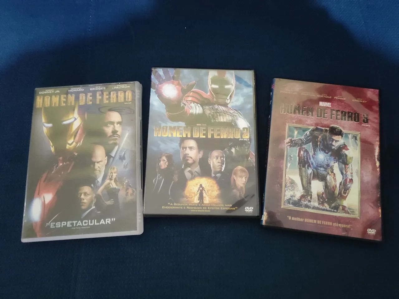 Trilogia Homem de Ferro em DVD - Marvel
