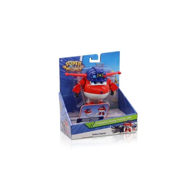 brinquedo Super Wings Police Patrol - Transforming Police Jett -OU- Transforming Kim - Foto 3