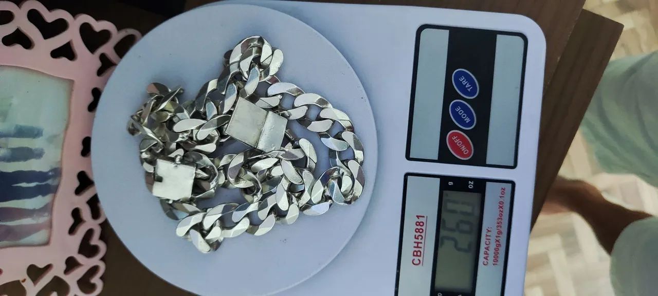 Corda de Prata 260G 18mm R$ 2100 - Foto 3