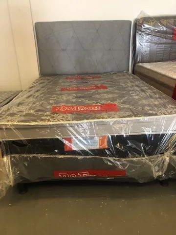 CAMA BOX NOVA COM PILLOW 