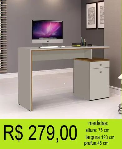 Mesa para escritório - parcelamos sem juros  - Foto 2