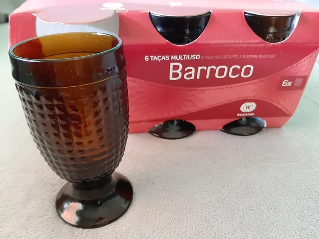 Jogo com 06 taças multiuso BARROCO