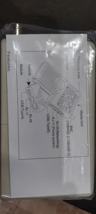 Teste de Rede RJ-45/RJ-11/USB e Cabo Coaxial - Novo - Foto 3