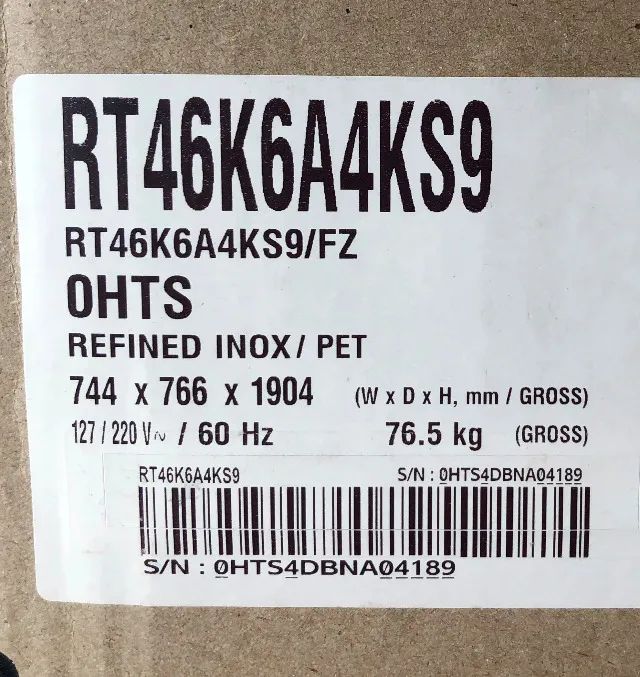 Geladeira Samsung Inverter 460L Duplex Inox Look RT46 Bivolt - Foto 5