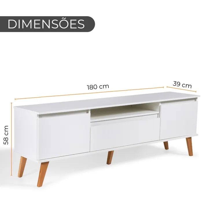 RACK PARA TV 180CM + Prateleira - Foto 2