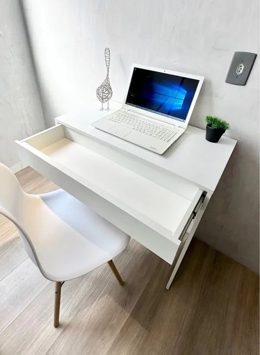 ESCRIVANINHA OU MESA DE MANICURE COM GAVETA DE MDF