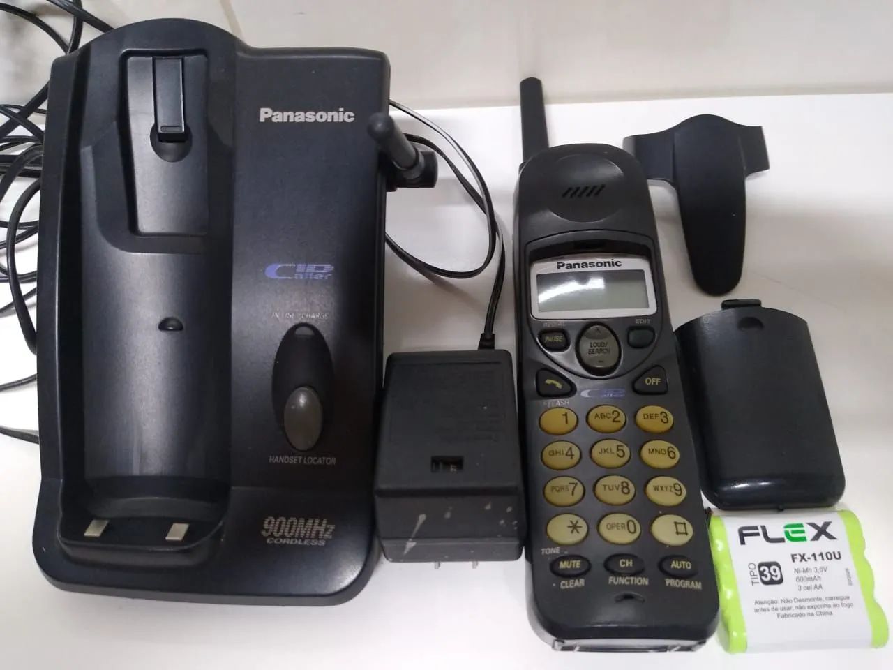 Telefone sem fio em perfeito estado da Panasonic,funcionando  - Foto 2