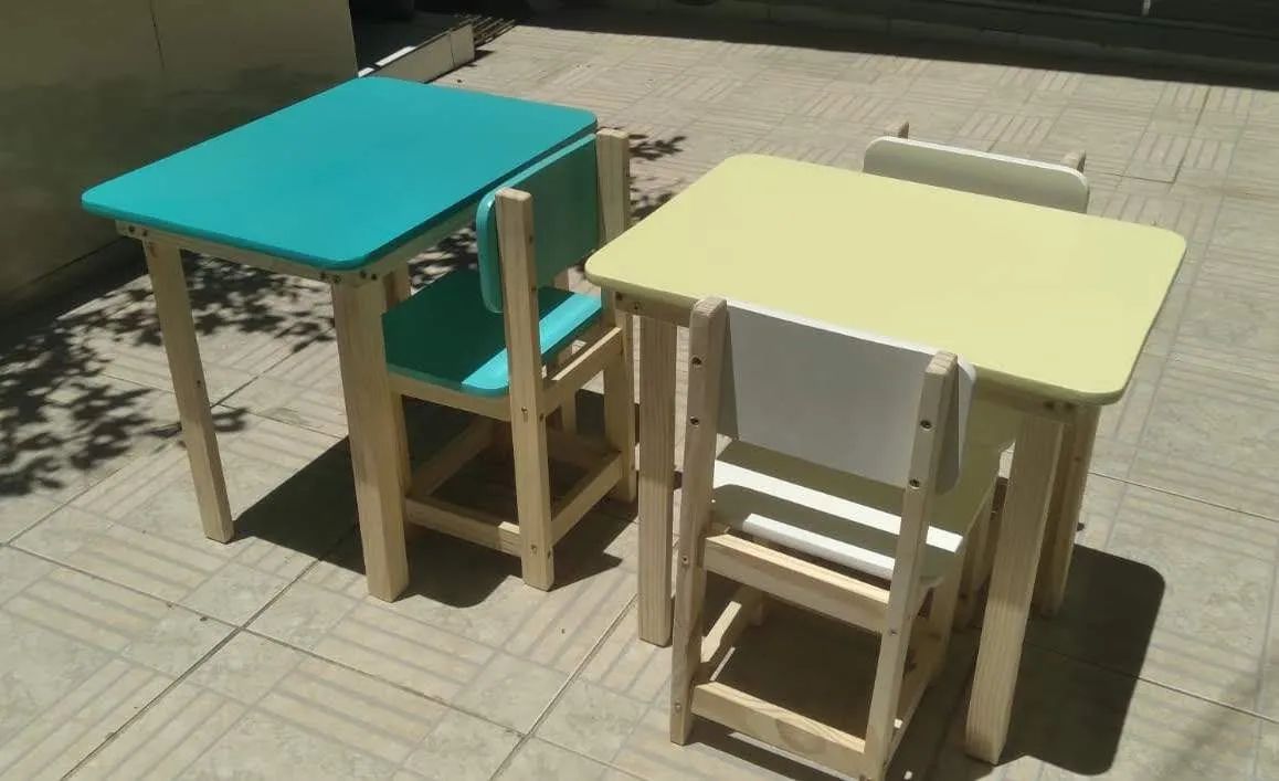 Mesa+cadeira infantil | Últimas Unidades - a partir de R$ 260 -Sítio Cercado