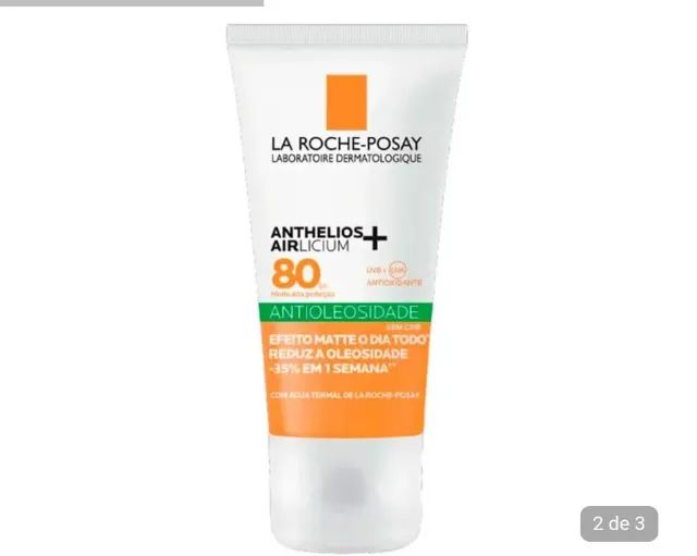 La Roche-Posay Anthelios Airlicium+ Kit com 2 Unidades - Protetor Solar Facial FPS80 - 40g - Foto 2