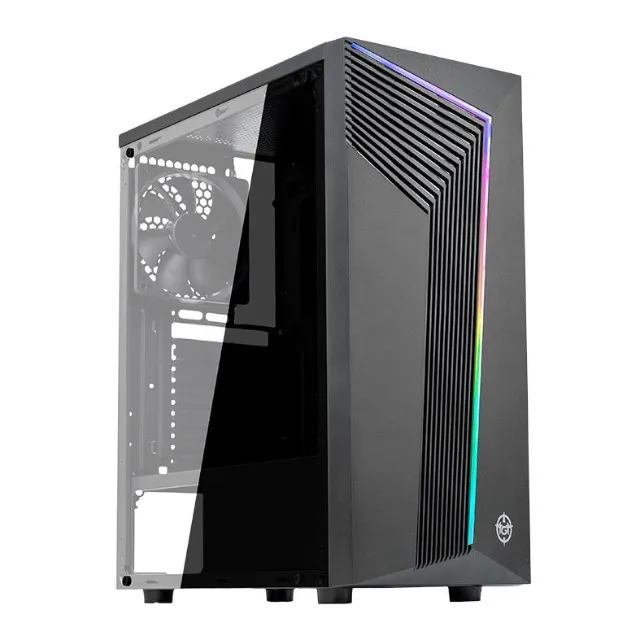 NOVO | Gabinete Gamer RGB ATX Acrílico Com 3 Fans TGT Tracer - Fazemos Entrega