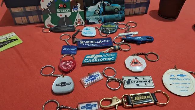 Chevrolet Antigos e Raros Chaveiros da Marca Concessionárias 
