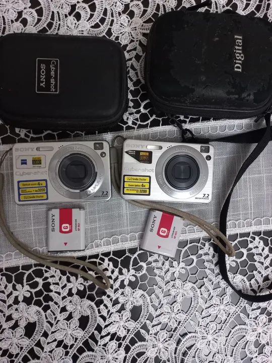 2 camera digital Sony 7.2 megapixels  preço cada