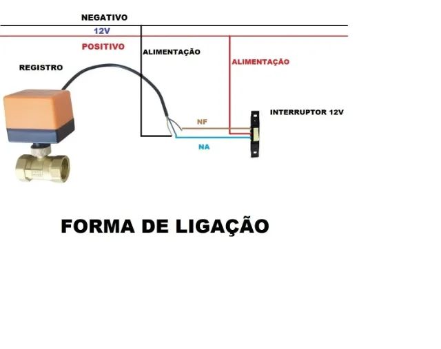 registro válvula esfera 12v - 2 polegadas  - Foto 4