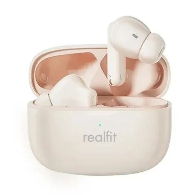 Fone de Ouvido Realfit F3 Sem Fio Bluetooth 5.4 Cancelamento de Ruído Gamer