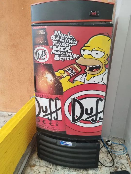 Geladeira Cervejeira Duff Beer - Simpsons PRECISA TROCAR MOTOR