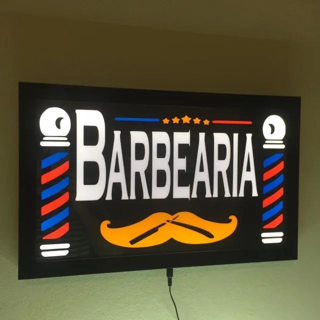 Luminoso Placa Decoração Iluminação de led Letreiro  - Foto 3