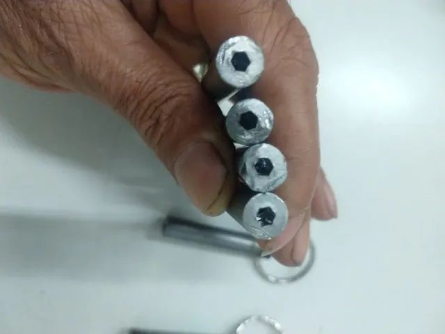 Kit 10 Chaves Para Fechadura Antivandalismo Escolar - Foto 2