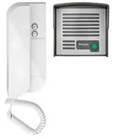 Porteiro eletrônico branco e cinza Schneider