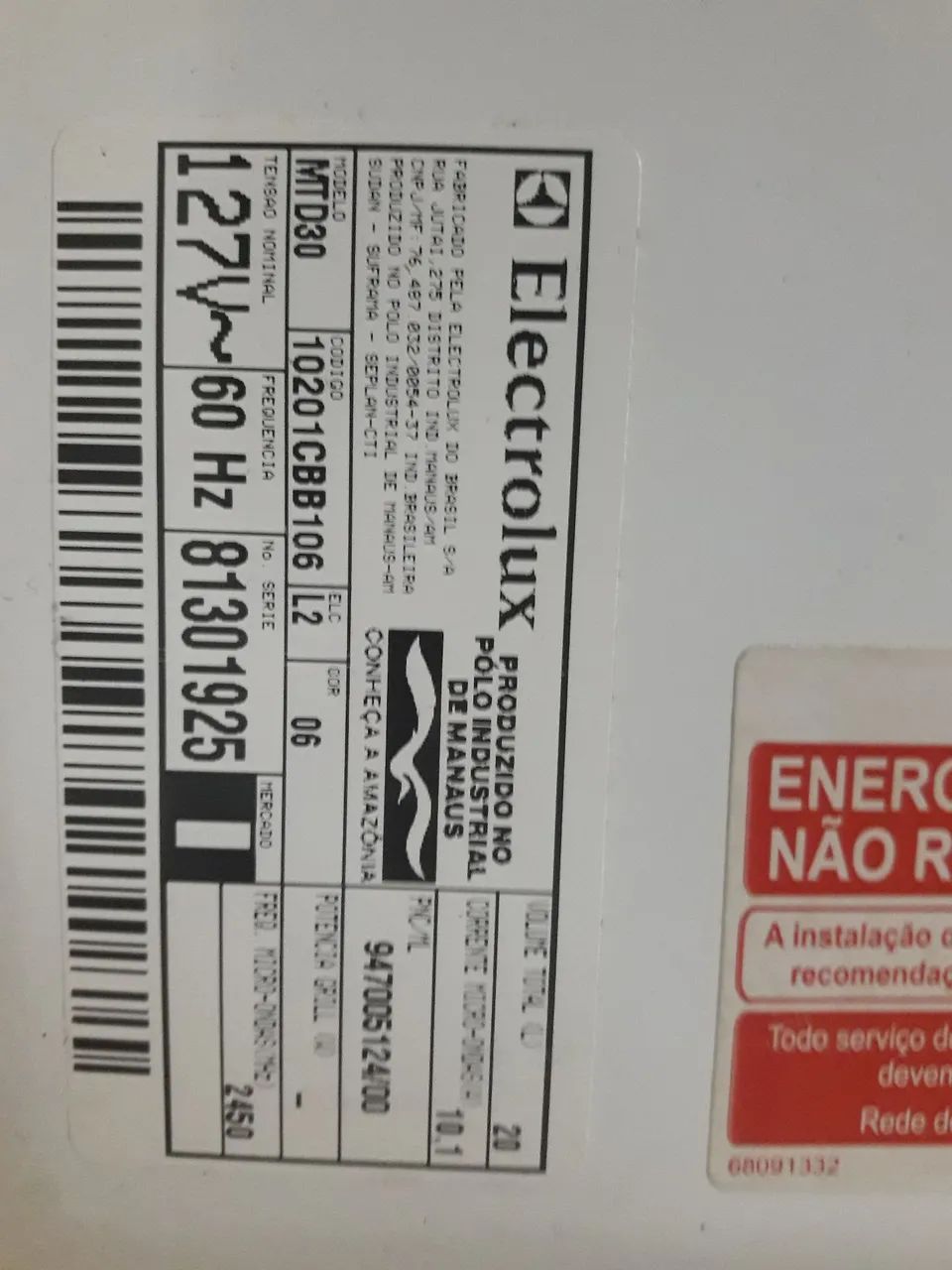 Micro eletrolux seminovo - Foto 3