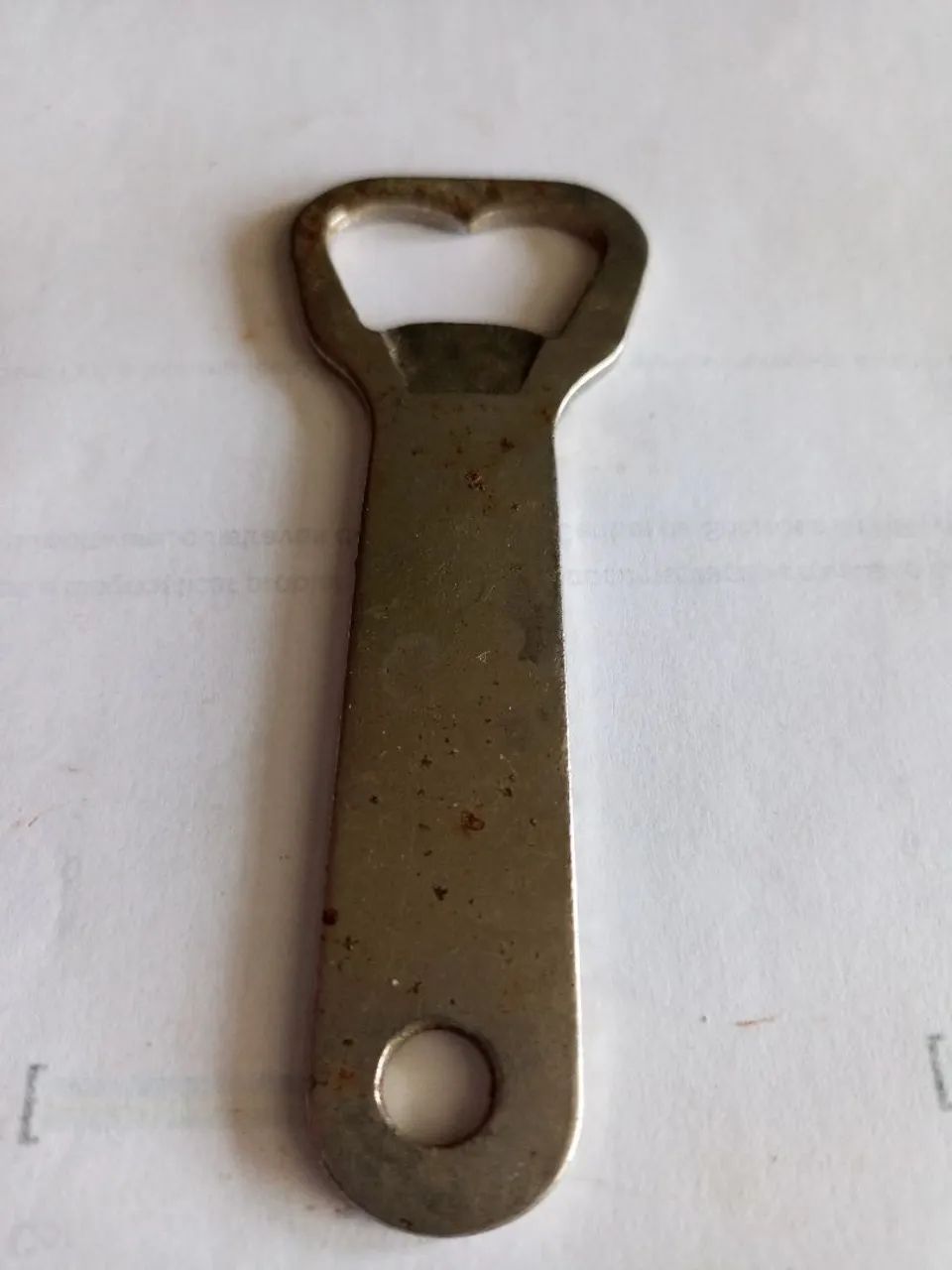 Abridor de garrafa em metal antigo  - Foto 2
