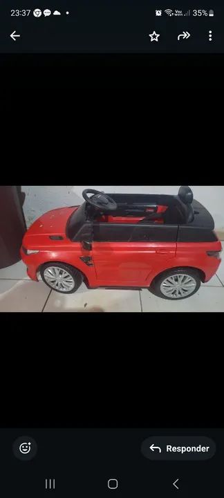 Carrinho de Brinquedo Infantil -  SUV Vermelho