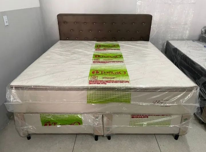 Cama box tamanho king com pillow 198x198