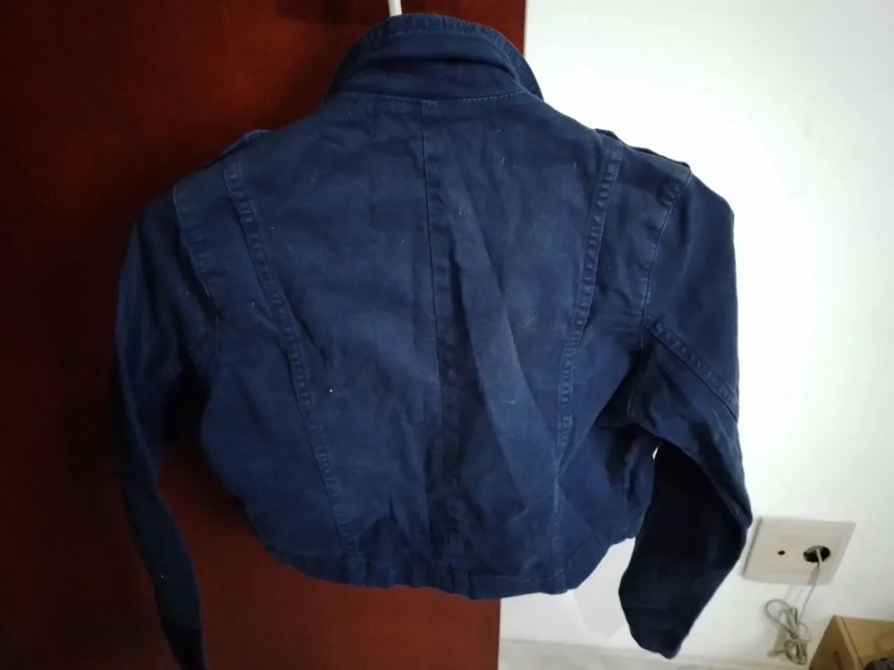 Jaqueta Jeans Azul Escuro T= P - Foto 2